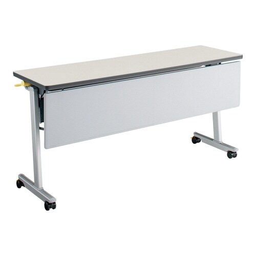 フラップ天板会議テーブル リスマ 幕板付棚なし