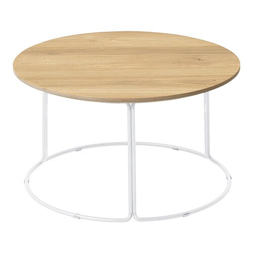 テーブル 750 メラミン天板 ホワイト塗装脚