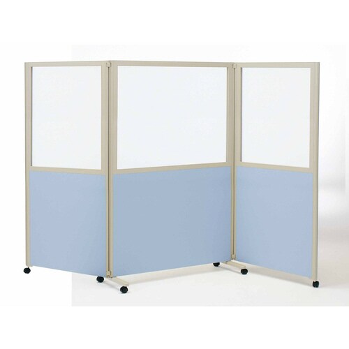 パネルスクリ−ン Sタイプ 上面ガラスパネル 3連