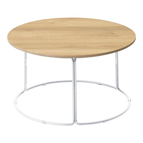 テーブル CK−750 メラミン天板 メッキ脚