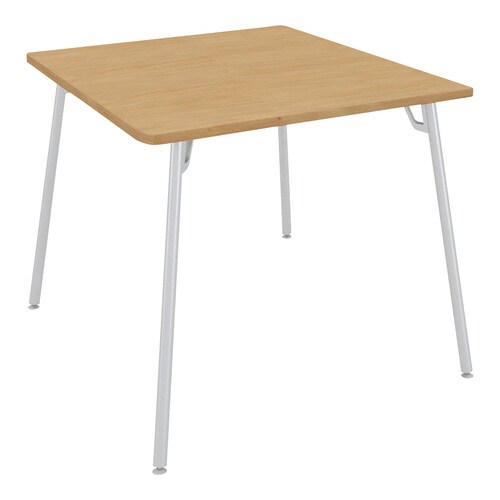 テーブル フランカ 正方形スチール4本脚 天板