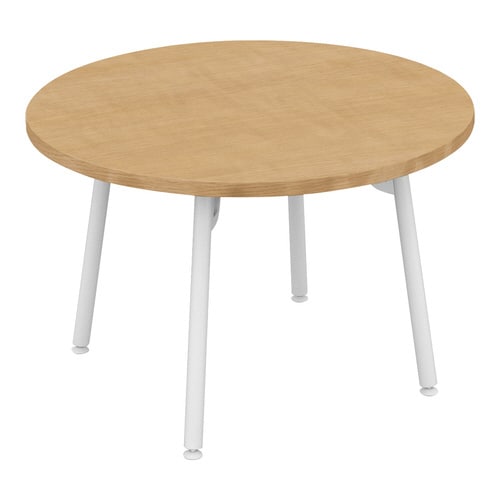 テーブル フランカ 円形スチール4本脚 天板