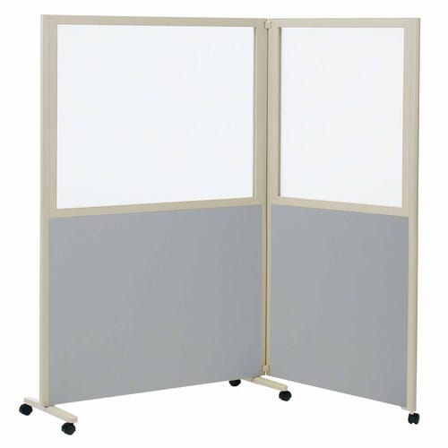 パネルスクリ−ン Sタイプ 上面ガラスパネル 2連