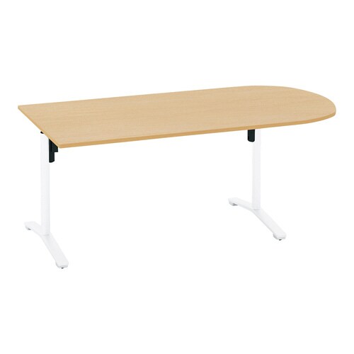 ビエナ 固定U字形天板 塗装脚キャスター