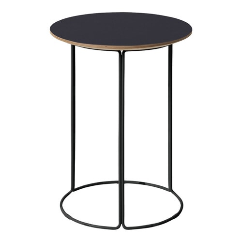 テーブル 750 リノリウム天板 ブラック塗装脚