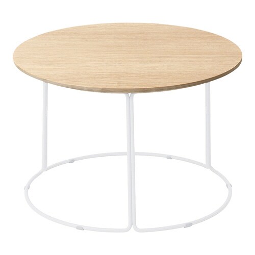 テーブル 750 メラミン天板 ホワイト塗装脚