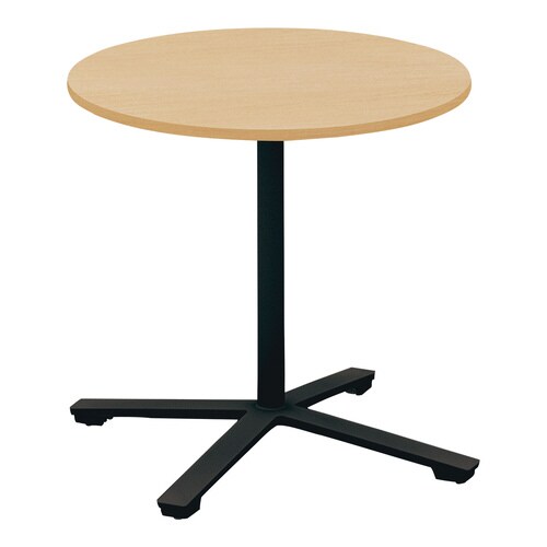 会議テーブル ビエナ フラップ型 円形天板 塗装脚