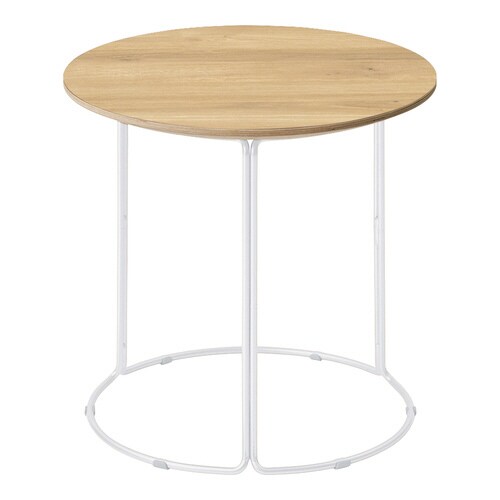 テーブル 750 メラミン天板 ホワイト塗装脚