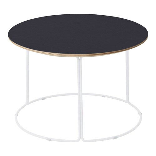 テーブル 750 リノリウム天板 ホワイト塗装脚