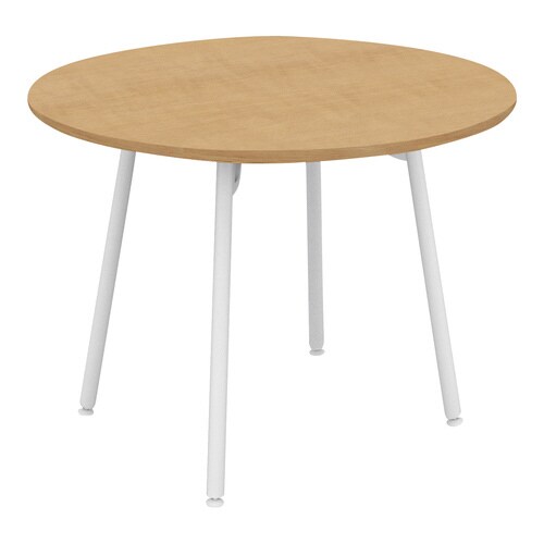 テーブル フランカ 円形スチール4本脚 天板