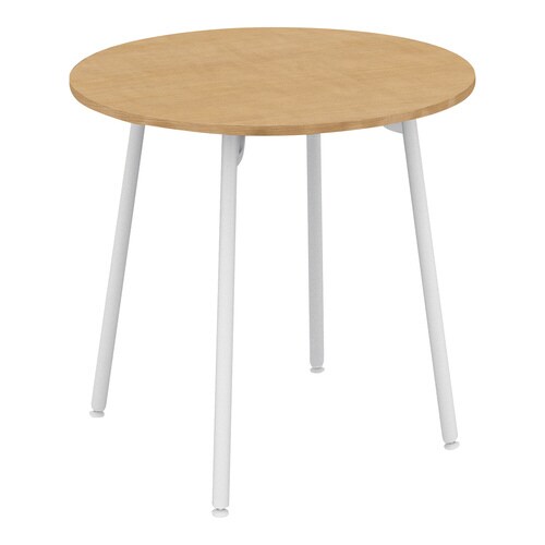 テーブル フランカ 円形スチール4本脚 天板