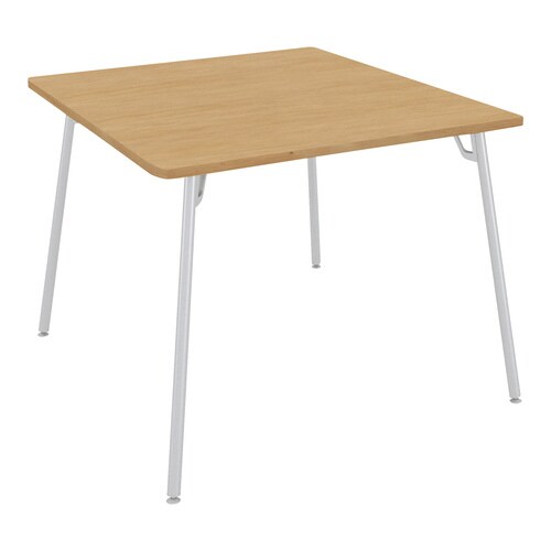 テーブル フランカ 正方形スチール4本脚 天板