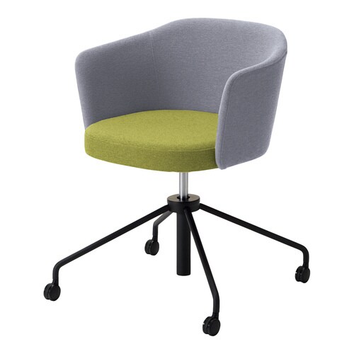 チェア コーデ 昇降脚(座回転) 張くるみ肘