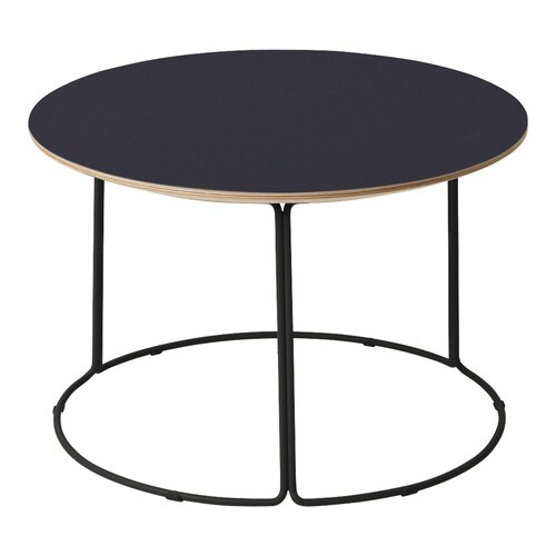 テーブル 750 リノリウム天板 ブラック塗装脚