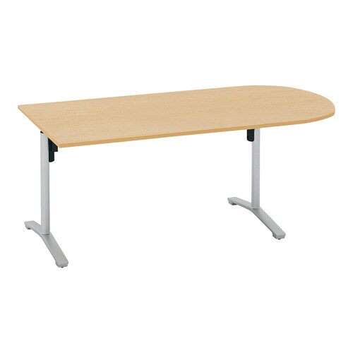 ビエナ 固定U字形天板 塗装脚キャスター