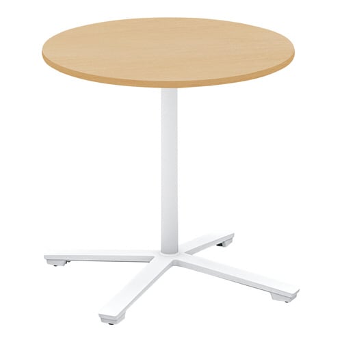 ビエナ 固定円形天板 塗装脚アジャスター