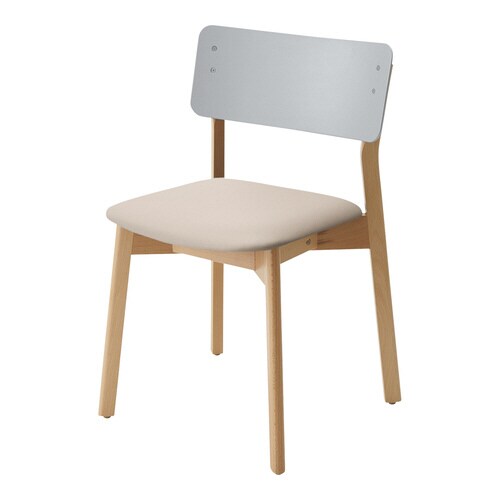 チェア プロッカ 木脚 背樹脂 座クッション