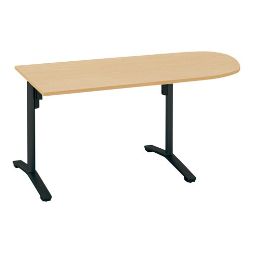 ビエナ 固定U字形天板 塗装脚キャスター