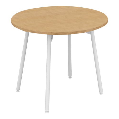 テーブル フランカ 円形スチール4本脚 天板