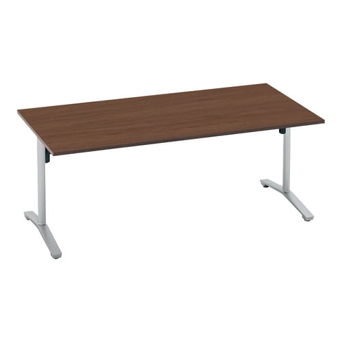 ビエナ 固定角型天板 塗装脚キャスター