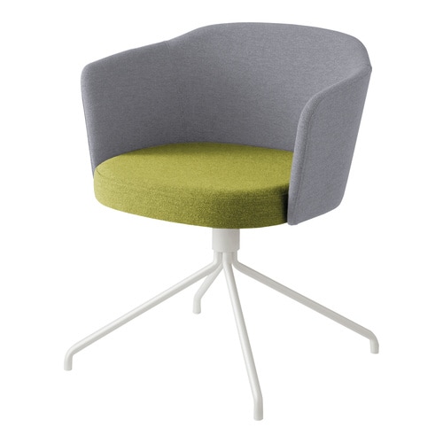 チェア コーデ 固定脚(座回転) 張くるみ肘