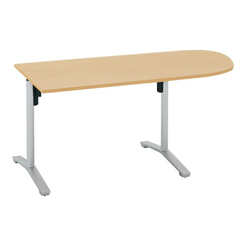 ビエナ 固定U字形天板 塗装脚キャスター