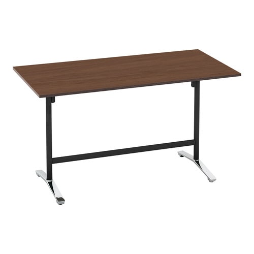 ビエナ 固定角型天板 ポリッシュ脚ハイタイプ