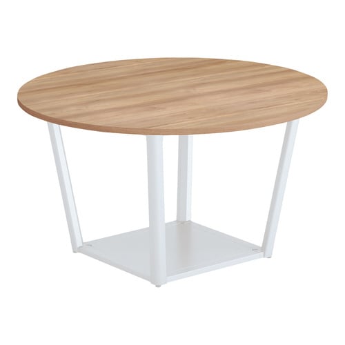 テーブル リージョン円形 ボックス脚ミドルロー