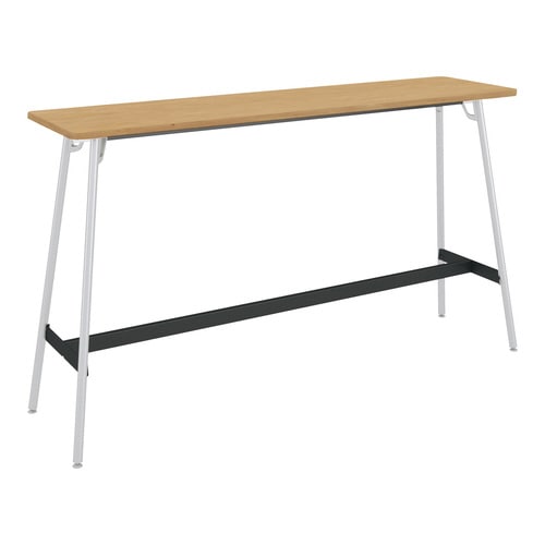 テーブル フランカ 角形スチール4本脚 天板