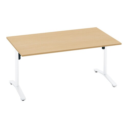 会議テーブル ビエナ フラップ型 角形天板 塗装脚