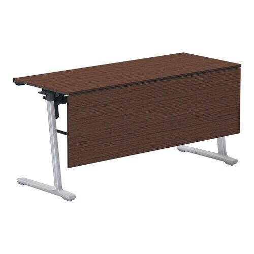 フラップ天板会議カ−ム 配線無 木パネル付 棚付