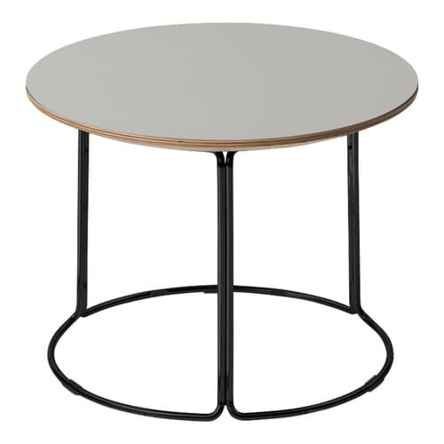 テーブル 750 リノリウム天板 ブラック塗装脚