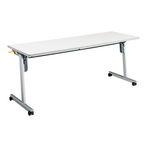 フラップ天板会議テーブル リスマ 幕板なし・棚付