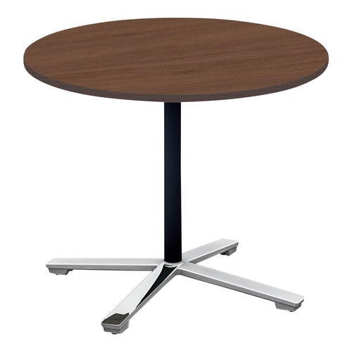 ビエナ フラップ型 円形天板 ポリッシュ脚