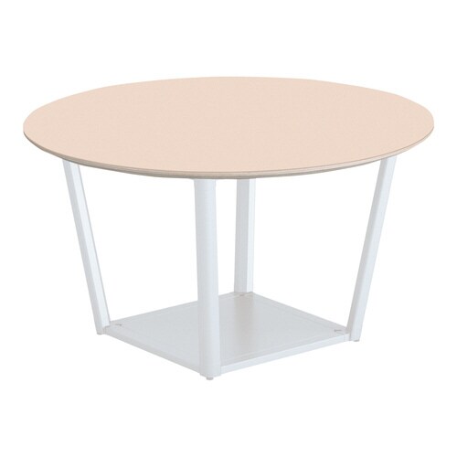 テーブル リージョン円形 ボックス脚ミドルロー