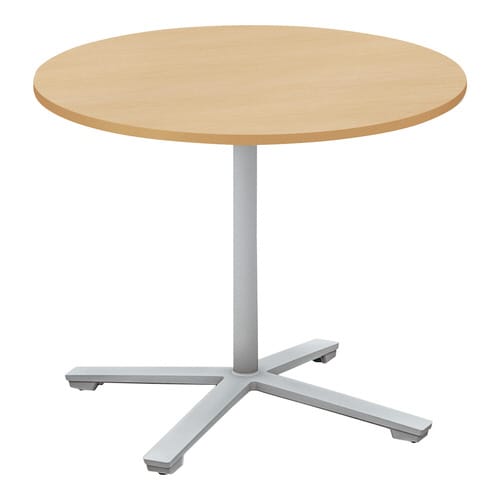 会議テーブル ビエナ フラップ型 円形天板 塗装脚