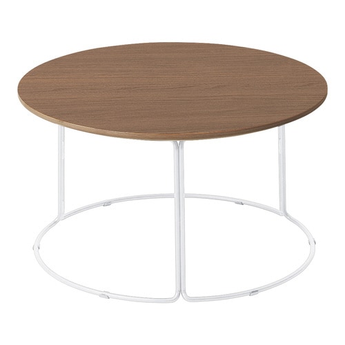 テーブル 750 メラミン天板 ホワイト塗装脚