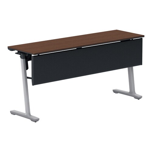 フラップ天板会議カ−ム 樹脂パネル付 棚無