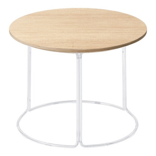 テーブル 750 メラミン天板 ホワイト塗装脚