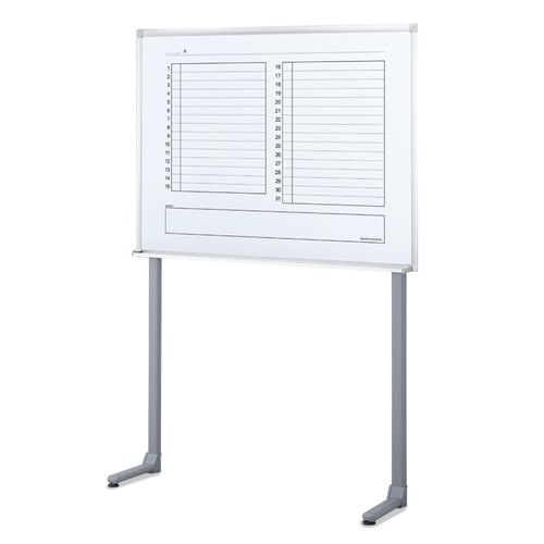 片面ホワイトボード L900シリーズ 月間予定