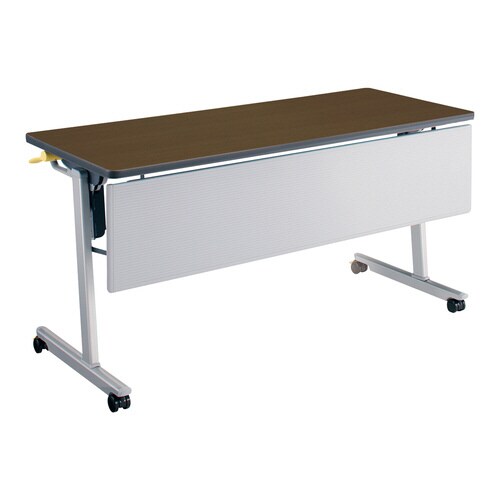 フラップ天板会議テーブル リスマ 幕板付棚なし