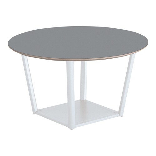 テーブル リージョン円形 ボックス脚ミドルロー