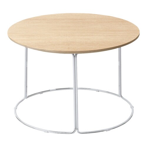 テーブル CK−750 メラミン天板 メッキ脚