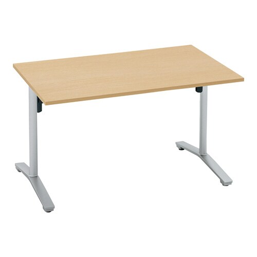 会議テーブル ビエナ フラップ型 角形天板 塗装脚