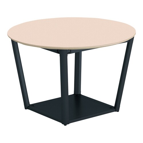 テーブル リージョン円形 ボックス脚ミドルロー