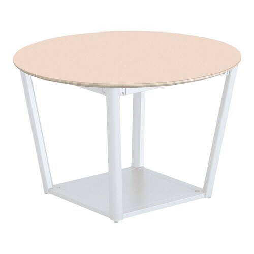 テーブル リージョン円形 ボックス脚ミドルロー