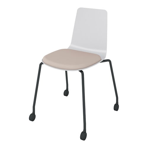 ミケット キャスター脚 背座樹脂 座パッド付