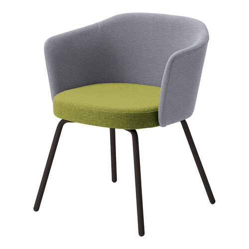 チェア コーデ 4本脚 張りぐるみ肘