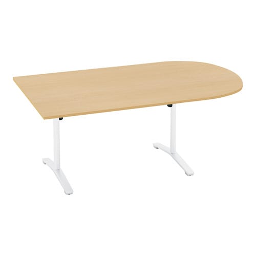 ビエナ 固定U字形天板 塗装脚キャスター