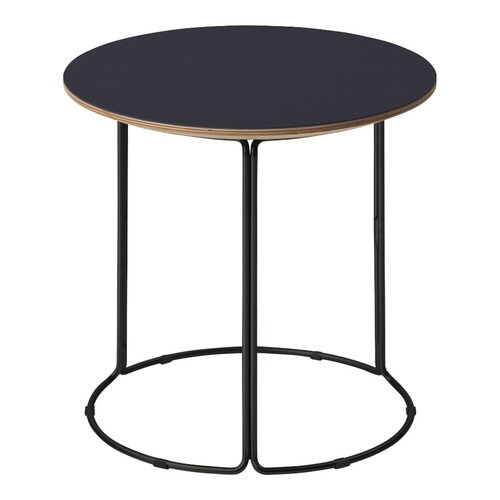 テーブル 750 リノリウム天板 ブラック塗装脚